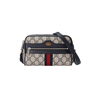 GUCCI-517350 구찌 베이지/에보니 오피디아 GG 미니 숄더백 17.5cm