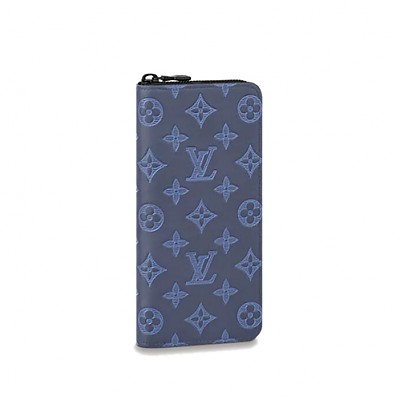 [스페셜오더]LOUIS VUITTON-M67767 루이비통 느와르 퀴르 토뤼옹 가죽 LV 써클 시그니처 지피 월릿 버티컬