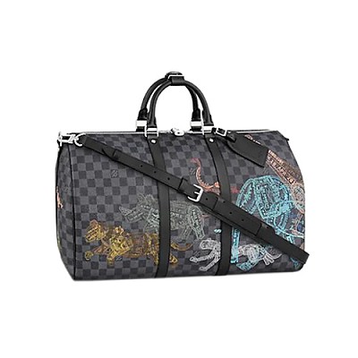 [스페셜오더]LOUIS VUITTON-M57963 루이비통 카키 모노그램 씰 키폴 반둘리에 50