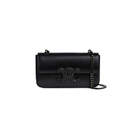 CELINE-199243 셀린느 블랙 퀴르 트리옹프 골드 체인 숄더백 20.5cm