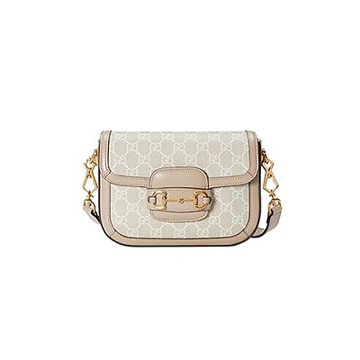 [스페셜오더]GUCCI-658574 9759 구찌 화이트 홀스빗 GG 수프림 1955 미니 핸드백