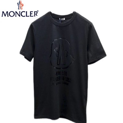 MONCL**-04249 몽클레어 오렌지 프린트 장식 티셔츠 남성용