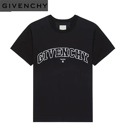 GIVENC**-BM71CW3 지방시 화이트 GIVENCHY College 아플리케 티셔츠