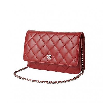 CHANEL-AP1450 샤넬 블랙 램스킨 골드볼 WOC 월릿 온 체인 19cm