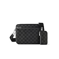 LOUIS VUITTON-M24753 루이비통 네이비 모노그램 섀도우 트리오 메신저