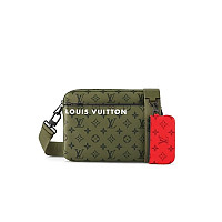 LOUIS VUITTON-M24753 루이비통 네이비 모노그램 섀도우 트리오 메신저