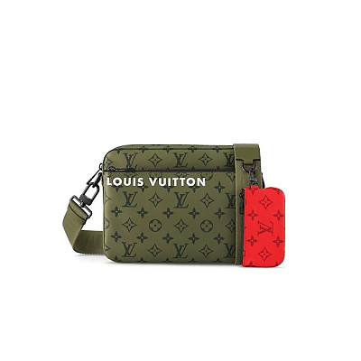 [퍼팩트버전]LOUIS VUITTON-N50027 루이비통 실버 다미에 그라파이트 3D 트리오 메신저