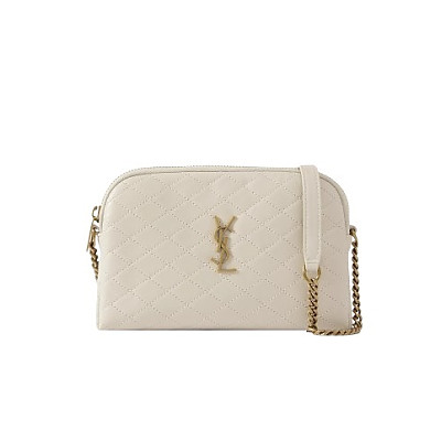 [스페셜오더]YSL-733667 생 로랑 블랙 램스킨 GABY 지퍼 파우치 숄더백