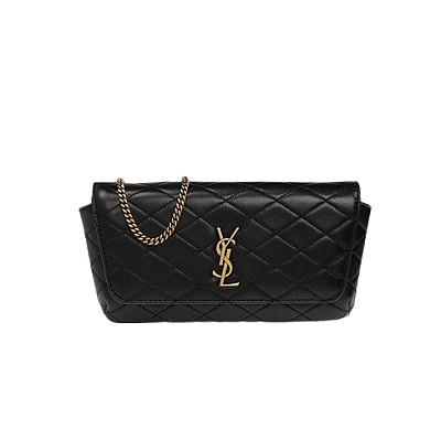 [스페셜오더]YSL-733667 생 로랑 화이트 램스킨 GABY 지퍼 파우치 숄더백