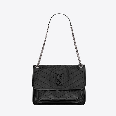 [스페셜오더]YSL-577999 생 로랑 화이트 빈티지 NIKI 쇼핑백 33cm