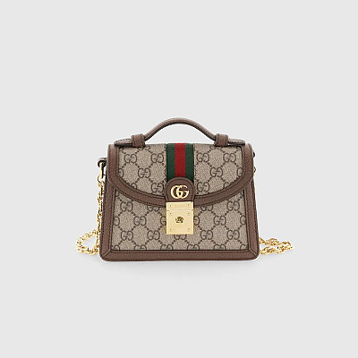 [스페셜오더]Gucci-696180 구찌 블랙 데님 오피디아 GG 미니 숄더백 17cm