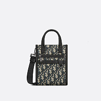 DIOR-1ESBO 디올 블랙 PETER DOIG 사파리 메신저 백 22cm