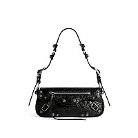 BALENCIAGA-771640 발렌시아가 블랙 LE CAGOLE 스몰 슬링 백 30cm