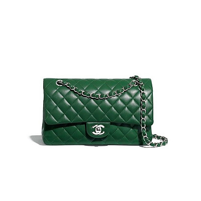 CHANEL-A01112 샤넬 24P 블루 데님 클래식 11.12  핸드백 25cm