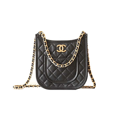 CHANEL-AS4532 샤넬 24P 블루 데님 샤블린 호보백 22cm