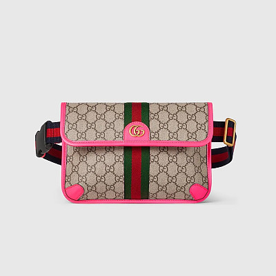 GUCCI-752597 구찌 베이지/에보니 오피디아 GG 스몰 벨트백 24cm