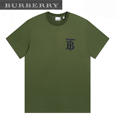 BURBERRY-05241 버버리 그레이 TB 로고 티셔츠 남성용