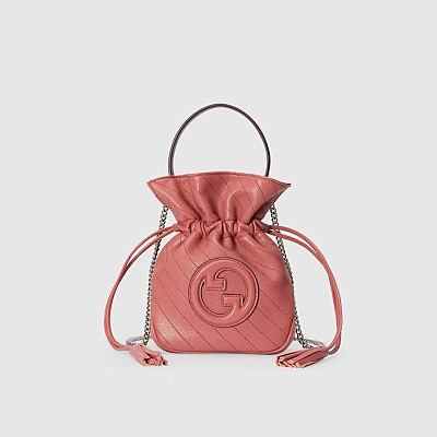 GUCCI-760313 구찌 블랙 블론디 미니 버킷백 15cm