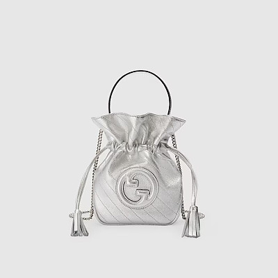 GUCCI-760313 구찌 화이트 블론디 미니 버킷백 15cm