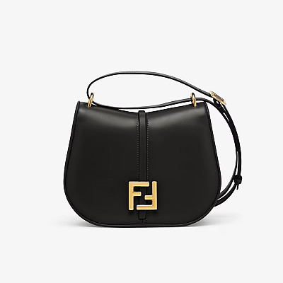 FENDI-8BS082 펜디 브라운 FF 자카드 커몬 스몰 사첼 백 21cm