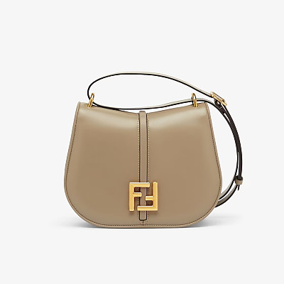 FENDI-8BS082 펜디 브라운 FF 자카드 커몬 스몰 사첼 백 21cm