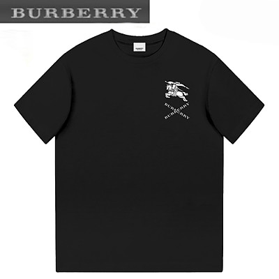 BURBERRY-05286 버버리 화이트 프린트 장식 티셔츠 남여공용