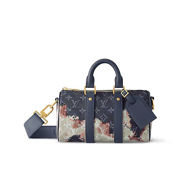 LOUIS VUITTON-M11996 루이비통 터콰이즈 모노그램 토뤼옹 키폴 반둘리에 25