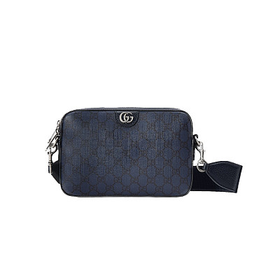 GUCCI-‎699439 구찌 베이지/에보니 브라이트그린 오피디아 GG 크로스백 23.5cm