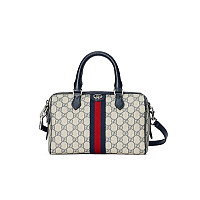 GUCCI-‎772065 구찌 베이지/에보니 오피디아 GG 미디엄 탑 핸들백 31cm