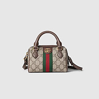 GUCCI-772053 구찌 베이지/화이트 오피디아 GG 미니 탑 핸들백 21.5cm