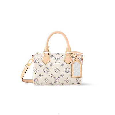 LOUIS VUITTON-M12747 루이비통 크렘 모노그램 스피디 반둘리에 20