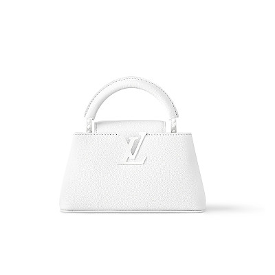 LV-M23956 루이비통 화이트 카퓌신 이스트 웨스트 미니 핸드백 22cm