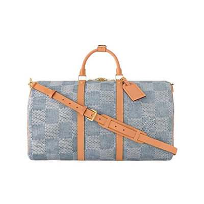 [스페셜오더]LOUIS VUITTON-N40080 루이비통 다미에 그라파이트 그레이 픽셀 키폴 반둘리에 50