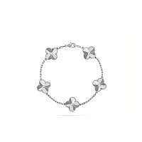 VAN CLEEF ARPELS-VCARD3 반클리프 옐로우 골드/블랙 빈티지 알함브라 브레이슬릿