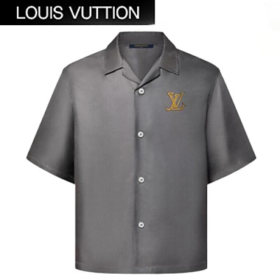 LOUIS VUITTON-071815 루이비통 그레이 실크 쇼츠 남성용