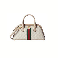 GUCCI-795249 구찌 베이지/에보니 오피디아 스몰 탑 핸들백 31.5cm