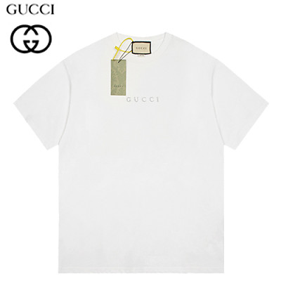 GUCCI-07246 구찌 블랙 코튼 티셔츠 남여공용