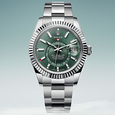 [ZF]ROLEX-롤렉스 스카이-드웰러 블루 904L SS 1:1 Best Edition 42mm