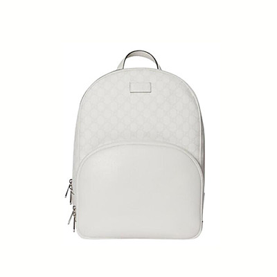 GUCCI-795462 9048 구찌 화이트 태그 장식 미디엄 GG 백팩