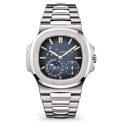 [PPF]Patek Philippe-노틸러스 컴플리케이션 블루 레플리카시계 40mm 1:1 Best Edition - 5712/1A-001