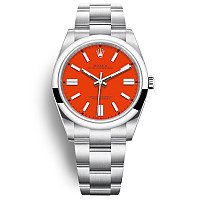 [CLEAN]롤렉스 Oyster Perpetual 실버 904L SS 41mm 1:1 Best Edition-124300-0001