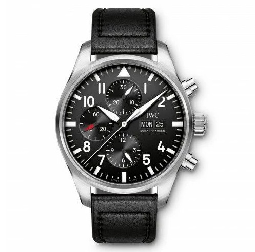 [ZF]IWC-파일럿 워치 크로노그래프 블랙 43mm 1:1 Best Edition - IW377709