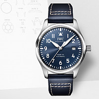 [V7]IWC-파일럿 워치 마크 XX 블루 40mm 1:1 Best Edition - IW328204