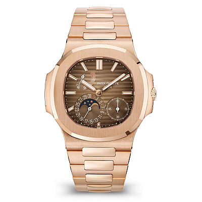 [3K]Patek Philippe-노틸러스 애뉴얼칼린더 or 문페이스 블랙 40.5mm 1:1 Best Edition - 5726A-001