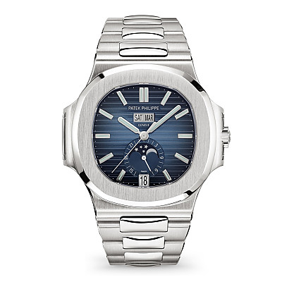 [3K]Patek Philippe-노틸러스 애뉴얼칼린더 or 문페이스 블랙 40.5mm 1:1 Best Edition - 5726A-001