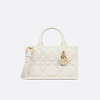 DIOR-디올 블루 Oblique 자수 Book Tote 미니 백 21.5cm - S5573CRIW_M928