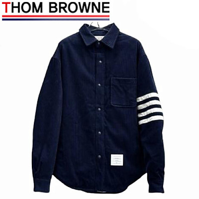 THOM BROWNE-081610 톰 브라운 차콜 그레이 코듀로이 셔츠 남여공용