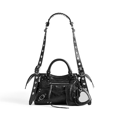 BALENCIAGA-700940 발렌시아가 블랙 네오 카골 XS 핸드백 26cm