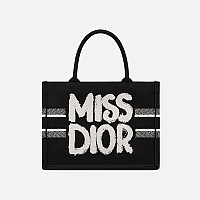 DIOR-디올 푸시아/바이올렛 그래피티 자수 Book Tote 미디엄 숄더백 36cm - M1296ZEZY_M75E