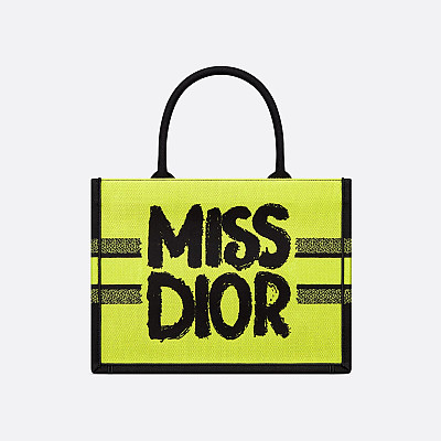 DIOR-디올 에크루/블루 Oblique 자수 Dior Book Tote 라지 토트백 42cm - M1286ZRIW_M828